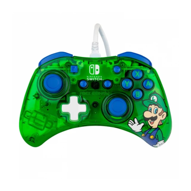 Nintendo Switch Wired Controller Rock Candy Mini Luigi