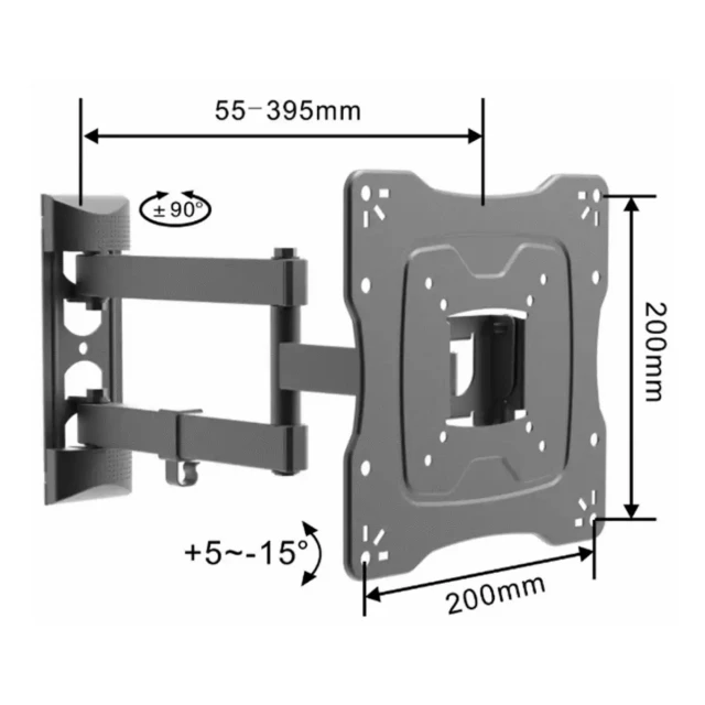 Nosač za TV Linkom 17-42/200x200/30kg/zglobni