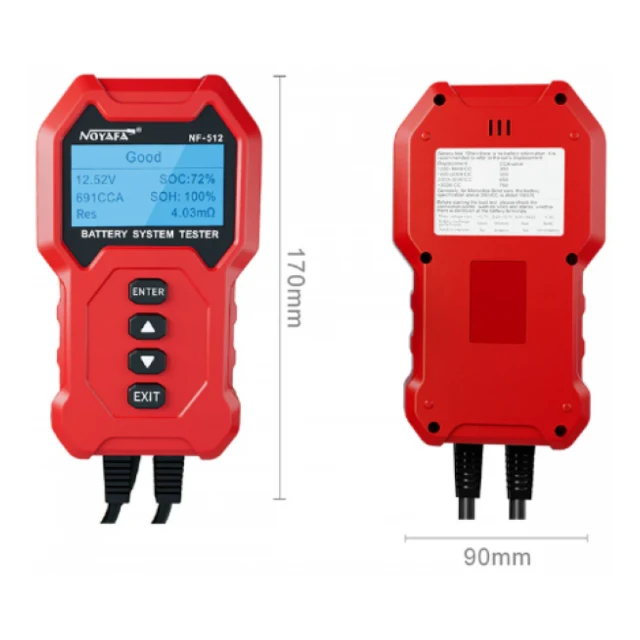 NOYAFA NF-512 Tester sistema baterija