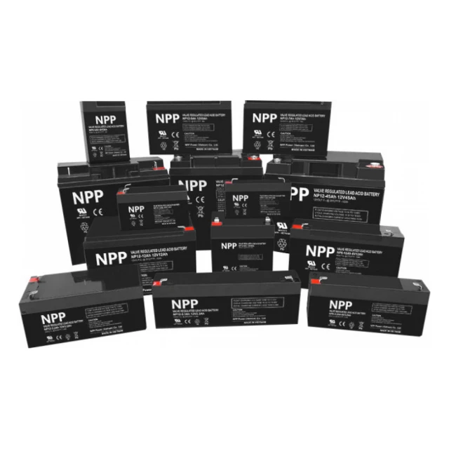 NPP NP12V-4.5Ah, AGM BATTERY, C20=4.5AH, T1, 90x70x101x107, 1,5KG, BLACK