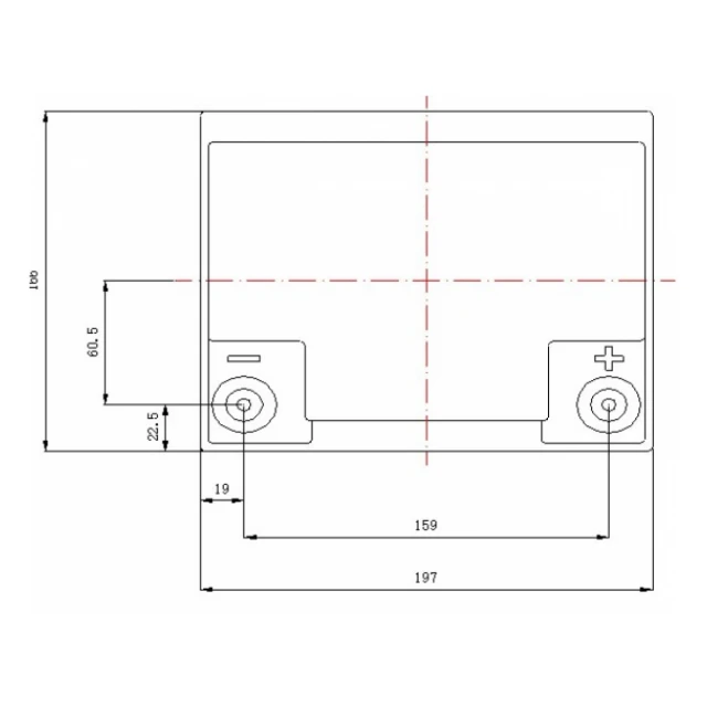 NPP NPG12V-38Ah, GEL BATTERY, C20=38AH, T14,197*165*174*174, 11KG, Light grey