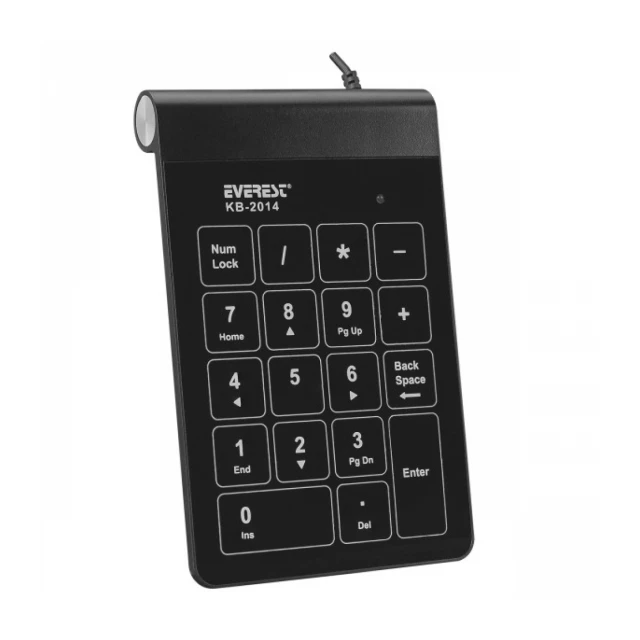 Numerička tastatura Everest KB-2014 USB crna