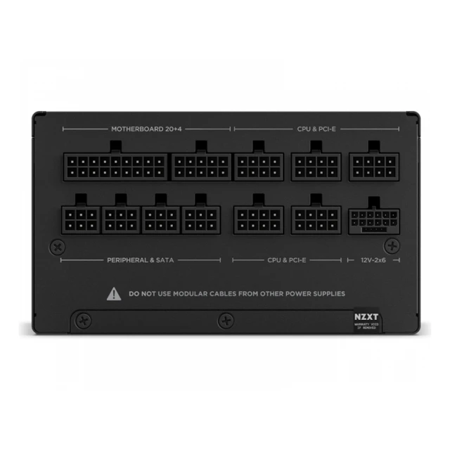 NZXT C850 Gold ATX 3.X 850W (PA-8G2BB-EU) modularno napajanje crno 