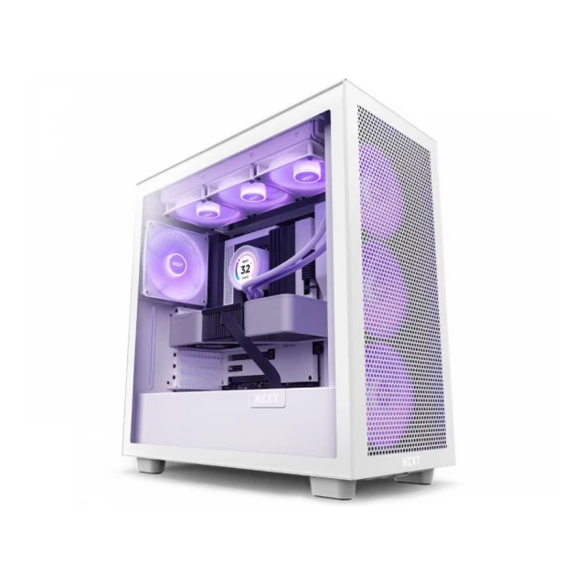 NZXT H7 Flow RGB Gaming kućište (CM-H71FW-R1) belo 