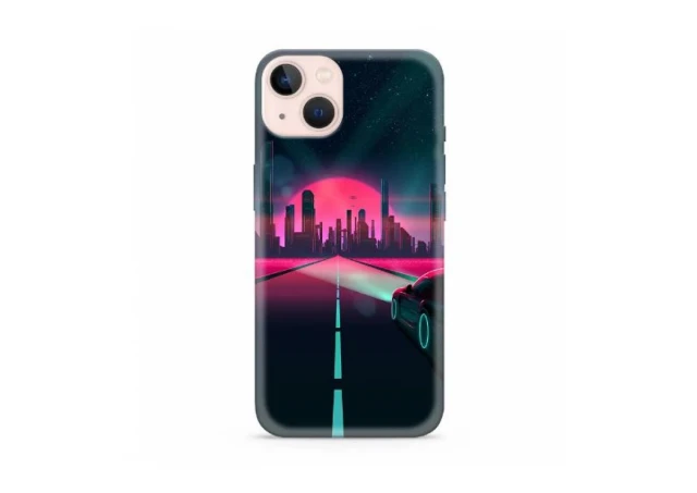 Futrola ULTRA TANKI PRINT CLEAR NEON WAVE za iPhone 13 NW01