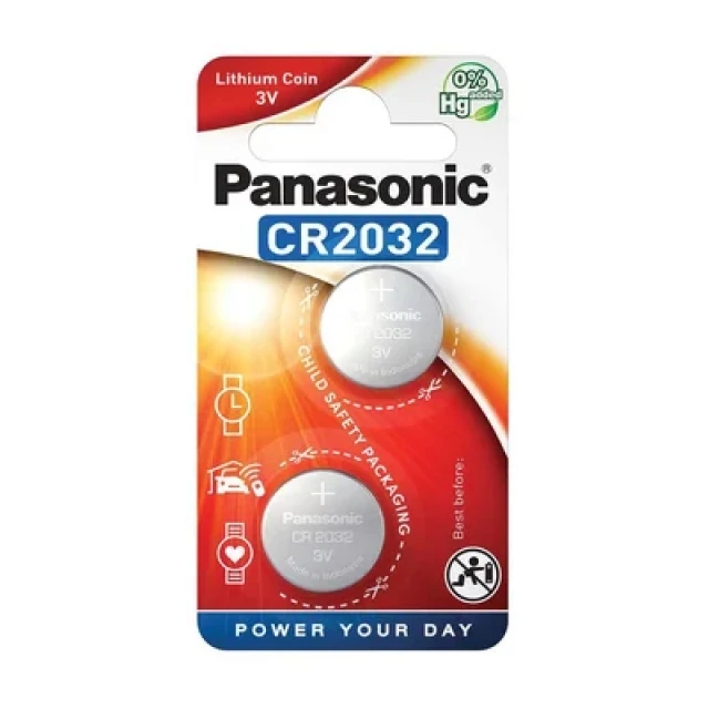 Panasonic baterija CR2032 1/2