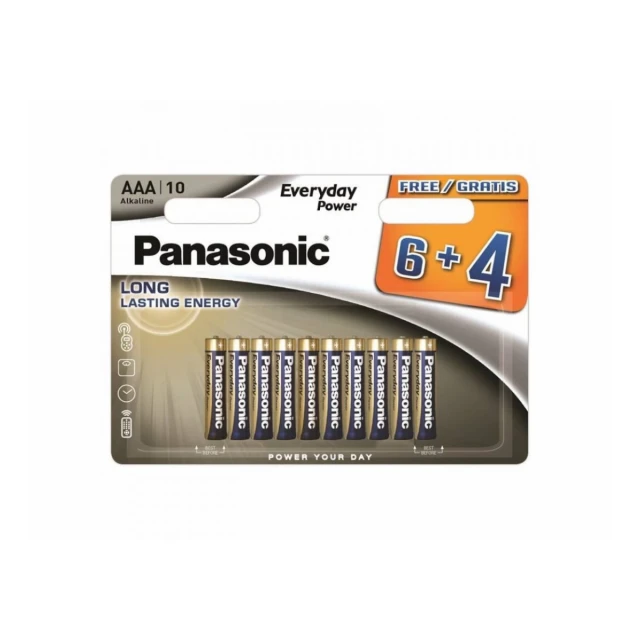Panasonic baterije LR03EPS/10BW-AAA Alkalne Ever 10 komada