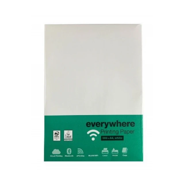 Papir Fotokopir Everywhere A4/75g m2/ 500Lista za laser, inkjet i fotokopir masine Ris papira