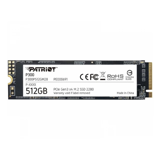 PATRIOT P300 512GB M.2 NVMe P300P512GM28 SSD 