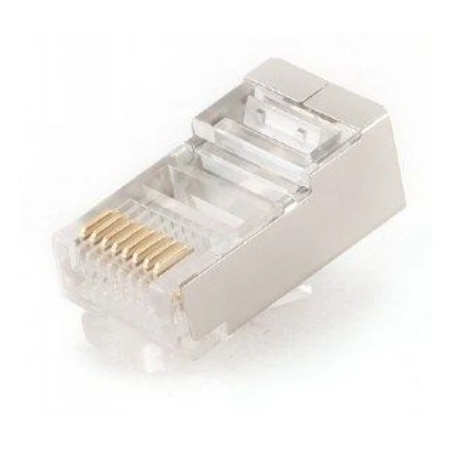 PLUG6SP/50 Gembird Shielded modular CAT6, 50 u pakovanju RJ45 / CENA PO PAKOVANJU