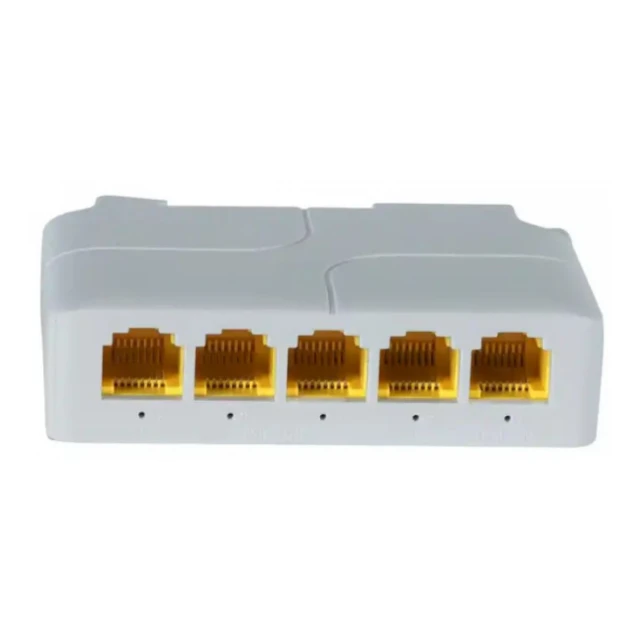 POE-EXT-14G 5 port, 1000mbpsPOE extender, 30/60W 8W/port, POE voltage 44-57Vdc, 100m, 802.3af/at