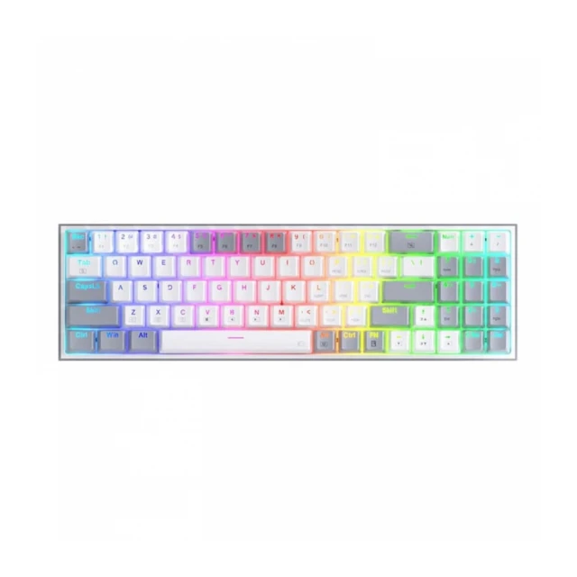 Pollux RGB Gaming Keyboard White Red Switch