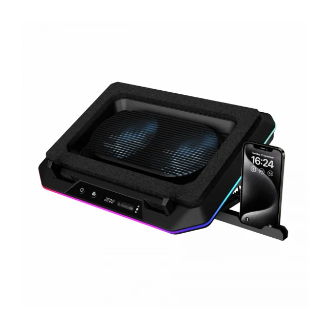 Postolje za laptop Gamdias Aether P1-9201 2x135mm/usb-c/usb-a