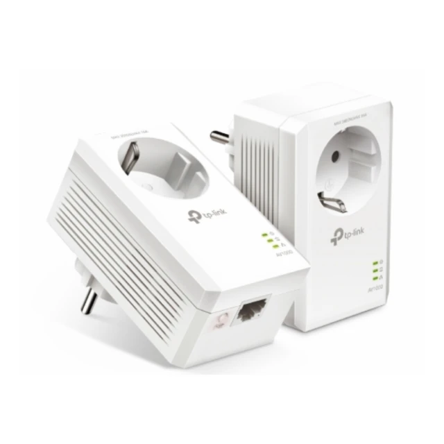 Powerline adapter TP-LINK TL-PA7017P KIT AV1000/1GB/HomePlug AV2/HomePlug AV/300m/utičnica