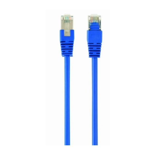 PP22-1M/B Gembird Mrezni kabl FTP Cat5e Patch cord, 1m blue