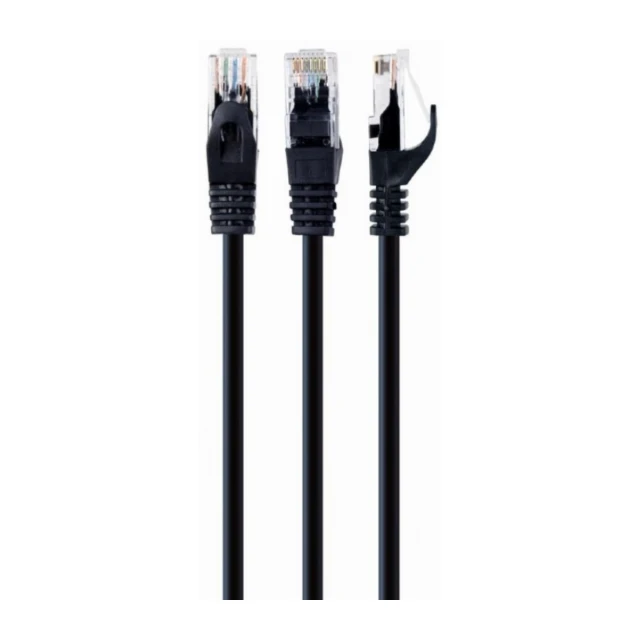 PP6U-0.5M/BK Gembird Mrezni kabl, CAT6 UTP Patch cord 0.5m black