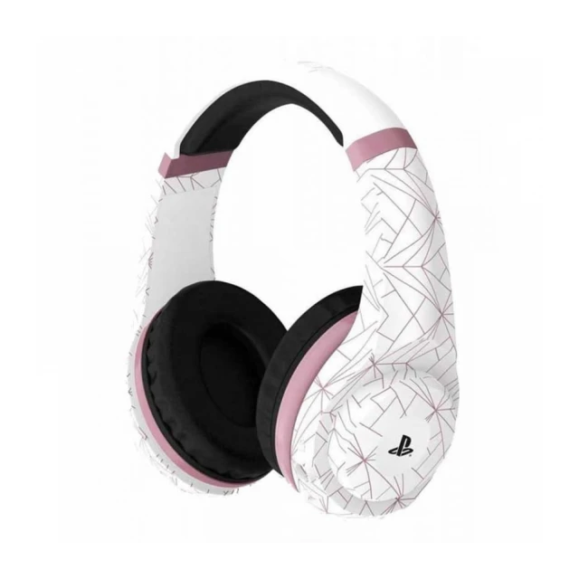 PS4 Rose Gold Edition Stereo Gaming Headset - Abstract White