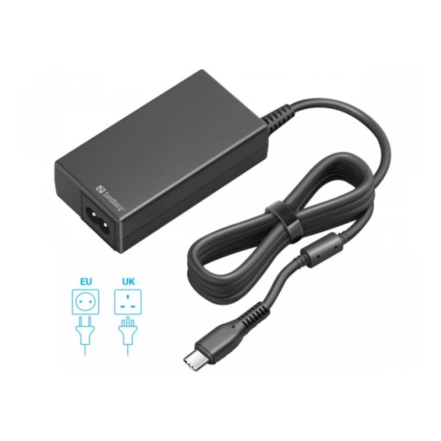 Punjač za laptop AC 65W  Sandberg 135-76,garancija 5 godina
