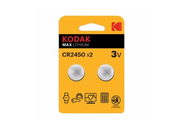 Baterija KODAK Litijum CR2450 500mAh 3V