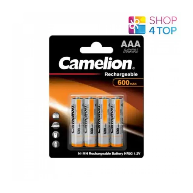 Punjiva baterija AAA Camelion 600 mAh NiMh 1/4