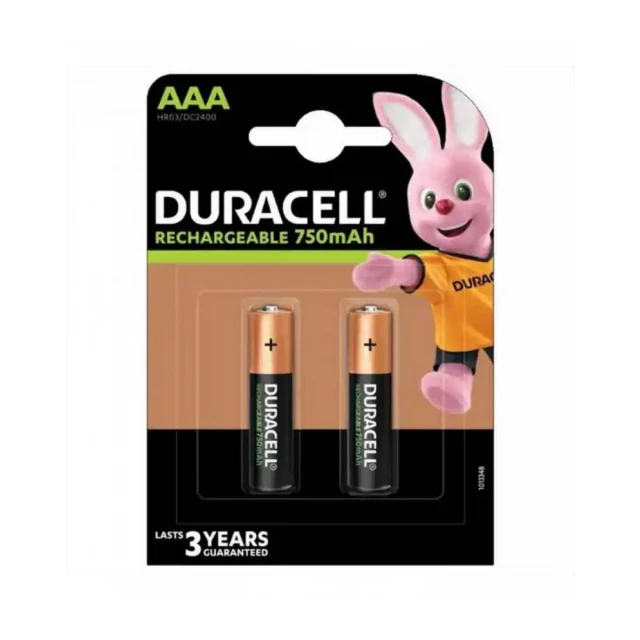 Punjiva baterija Duracell AAA 750mAh (pak 2 kom)