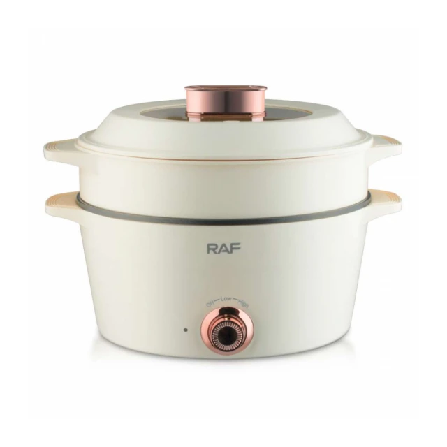 RAF R.5403W ELEKTRIČNI LONAC KRČKO BELI 1300W 7L+5L
