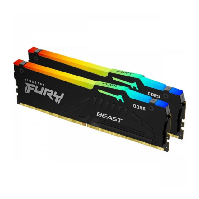 RAM DDR5 32GB (2x16GB) 6000MHz Kingston Fury Black RGB KF560C30BBAK2-32