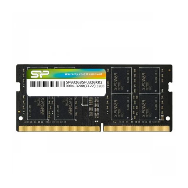 RAM SODIMM DDR4 32GB 3200MHz SiliconPower SP032GBSFU320X02