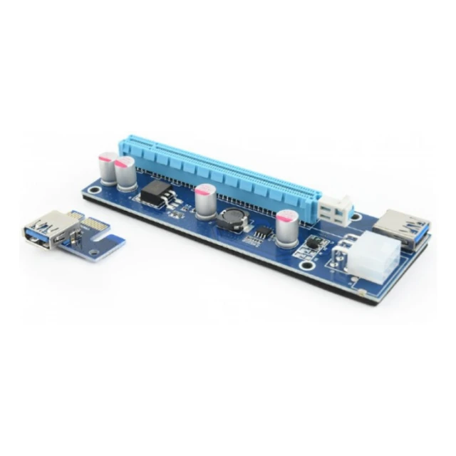 RC-PCIEX-03 Gembird PCI-Express riser add-on card, PCI-ex 6-pin power connector