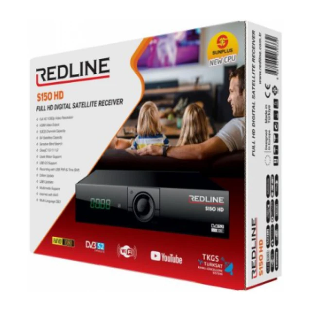 REDLINE Prijemnik satelitski DVB-S2 S-150 HD, Full HD, HDMI, USBcart