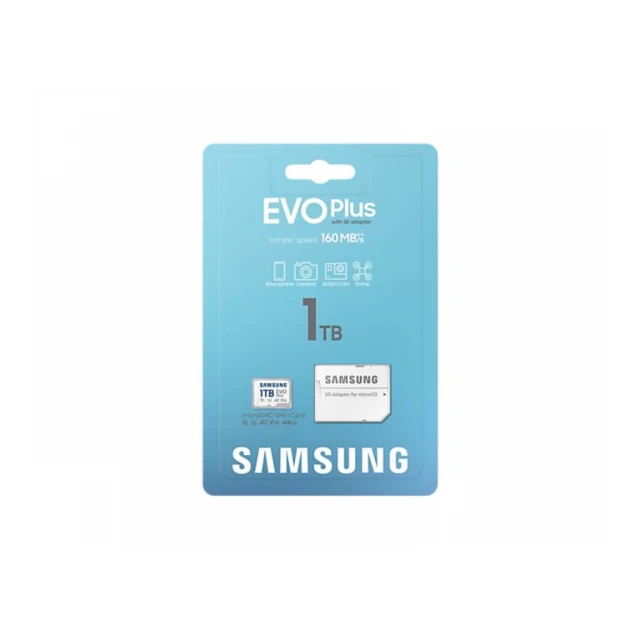 SAMSUNG Memorijska kartica EVO PLUS MicroSDXC 1TB class 10 + SD Adapter MB-MC1T0SA 