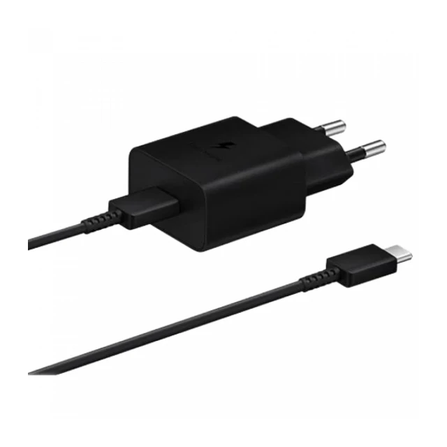 Samsung punjač 15W Type-C + kabel Type-C ( EP-T1510 ) crna