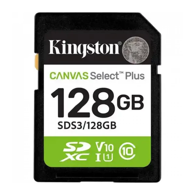 SD Card 128GB Kingston Canvas Select Plus SDR3/128GB