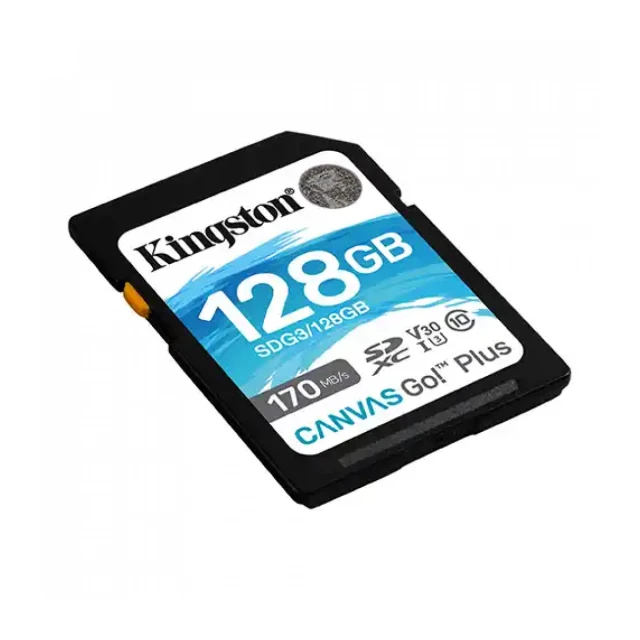 SD Card 128GB Kingston SDG3/128GB class 10 170Mbs/90MBs