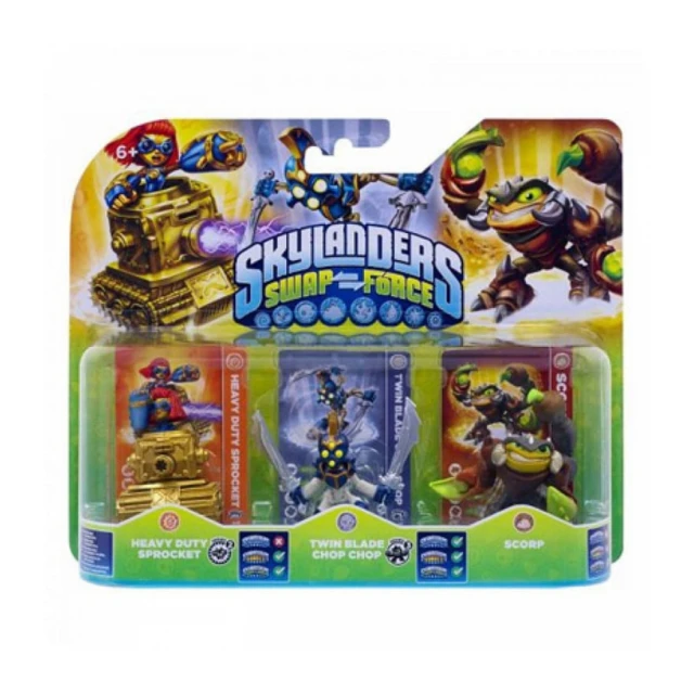 Skylanders SWAP Force Triple Pack C (Star Strike + Gill Grunt + Trigger Happy)