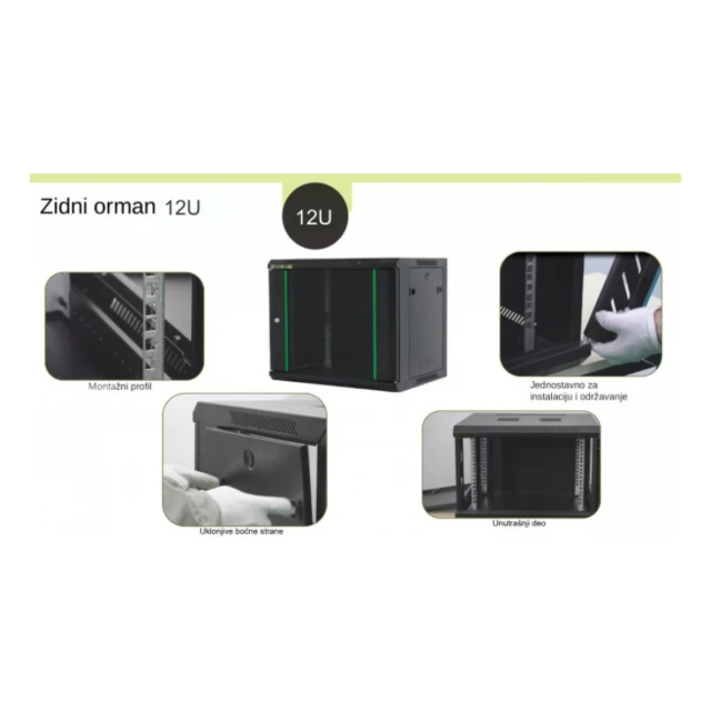 SLT Rek orman 12U 600x600 19 inca