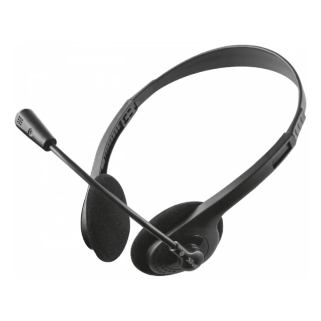 Slušalice TRUST Primo Chat Headset žične/3,5mm+2x3,5mm/crna