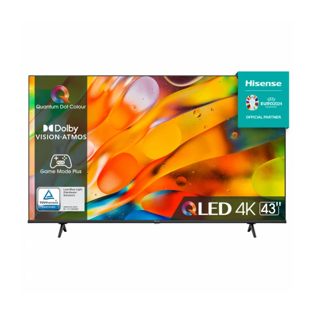 SMART QLED TV 43 Hisense 43E7KQ 3840x2160/UHD/4K/DVB-T2/S2/C