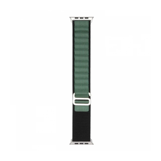 Smart Watch Alpine Loop Strap 44/45/49mm Black With Green