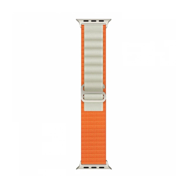 Smart Watch Alpine Loop Strap 44/45/49mm Orange with Starlight