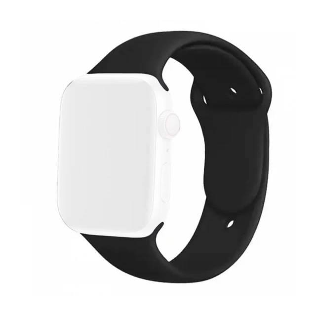 Smart Watch Silicone Strap 44/45/49mm Black