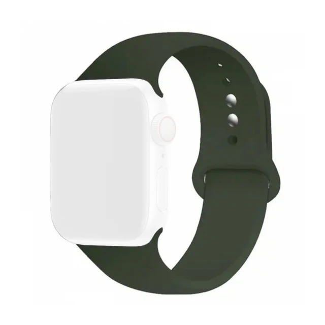 Smart Watch Silicone Strap 44/45/49mm Olive Green