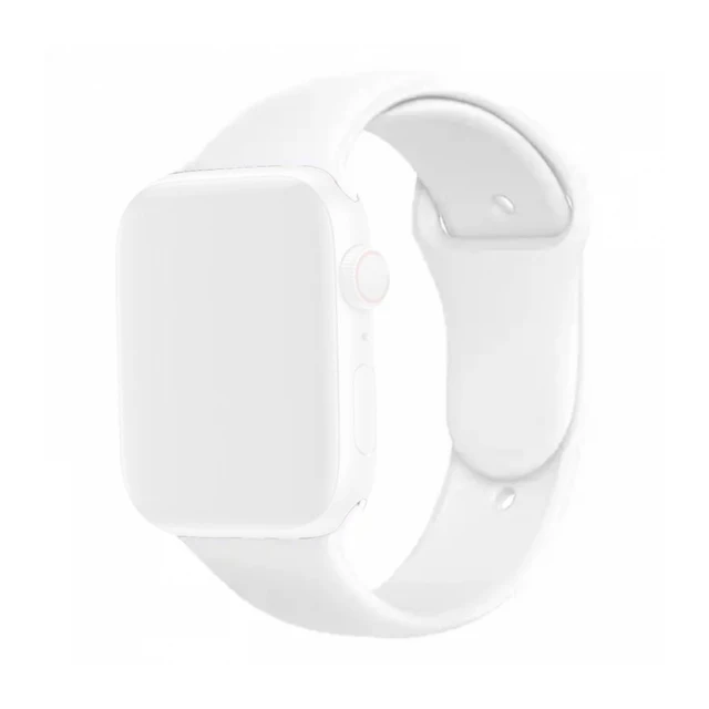 Smart Watch Silicone Strap 44/45/49mm White