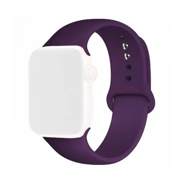 Smart Watch Silicone Strap 44/45/49mm Dark Purple