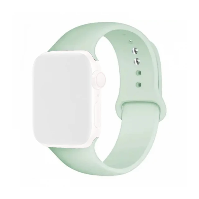 Smart Watch Silicone Strap 44/45/49mm Mint Green