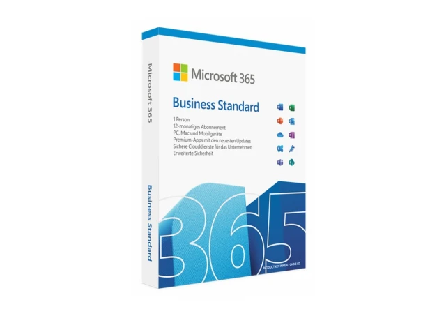 Software Office 365 Business Standard English Medialess Retail Sub1YR KLQ-00655