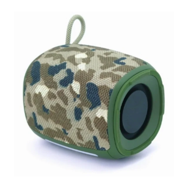 SPK-BT-LED-03-CM Gembird Portable RGB LED Bluetooth speaker 5W, BT, FM, TF, USB, Handsfree, camo