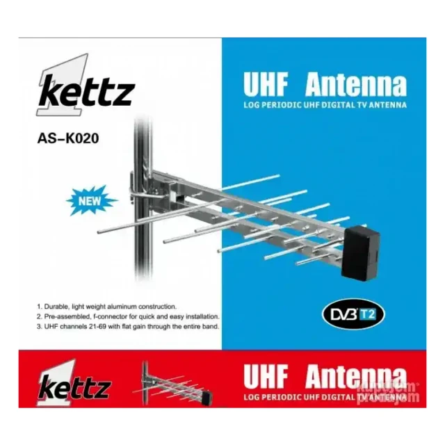 Spoljna antena Kettz AS-K020 TV/FM/T2