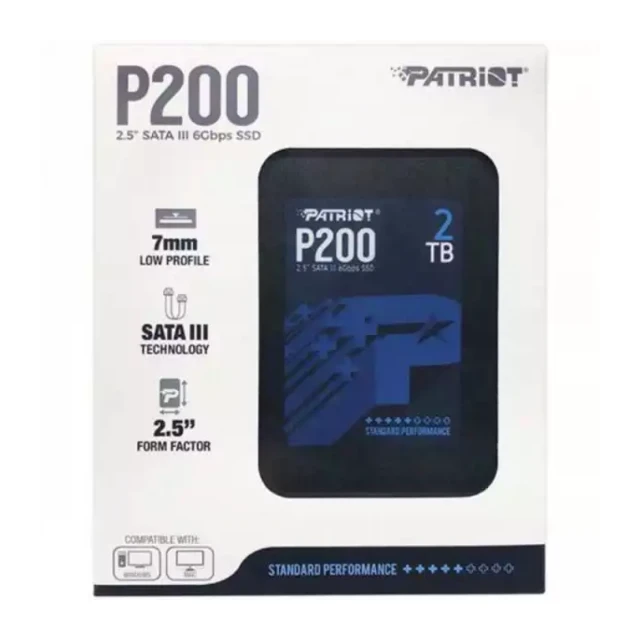 SSD 2.5 SATA3 2TB Patriot P210 520MBS/430MBS P210S2TB25