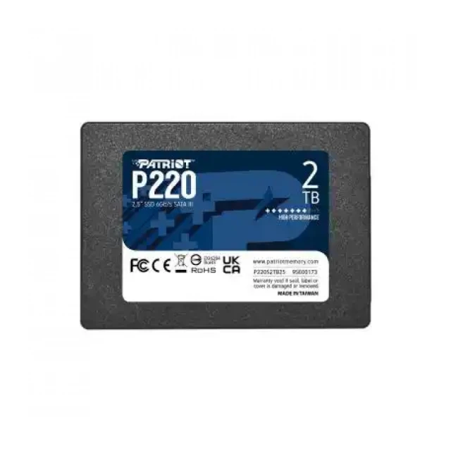 SSD 2.5 SATA3 2TB Patriot P220 550MBs/500MBs P220S2TB25